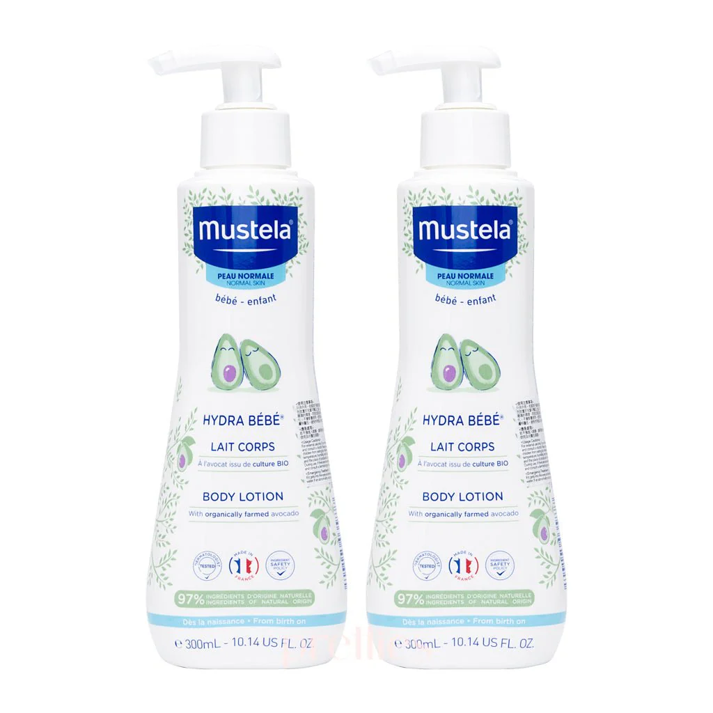 Mustela Hydra-bebe body lotion 300ml (Europe Version) x2pcs (035914)