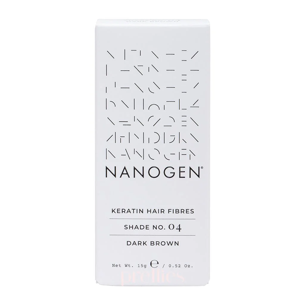 NANOGEN Keratin Hair Fibres (Shade No.04 Dark Brown) 15g - Image 2
