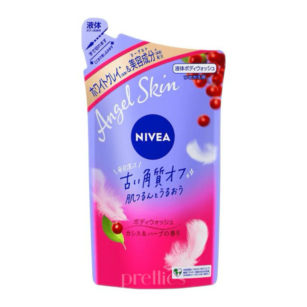 Nivea Angel Skin Bubble Body Wash (Red) Refill 360ml