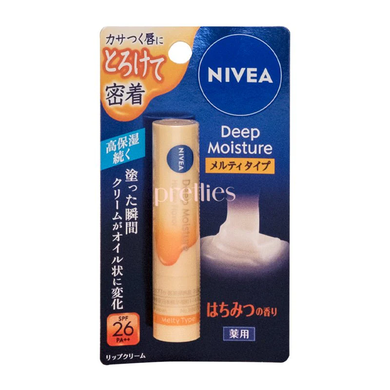 NIVEA Deep Moisture Melty Type Lip Balm (Honey) 2.2g