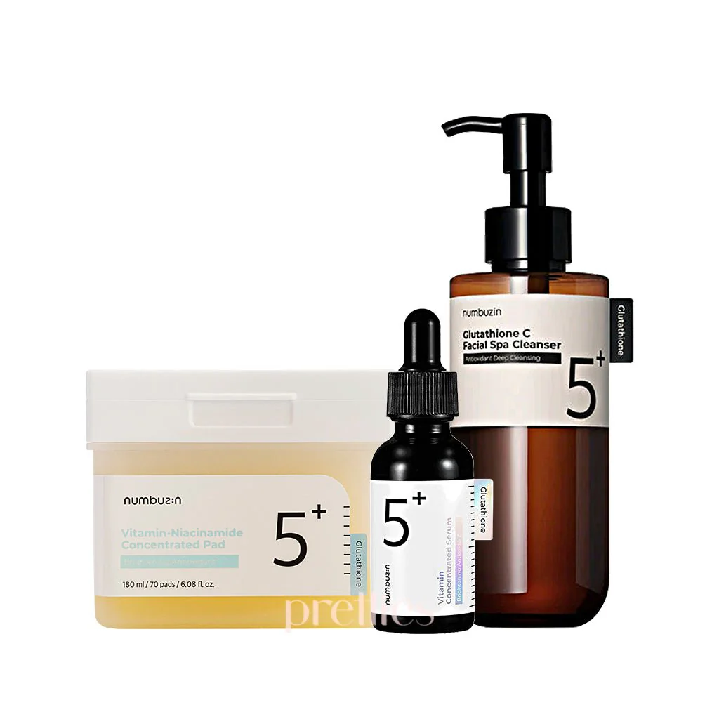 Numbuzin No.5+ Glutathione Vitamin Blemish Care Collection [Set]