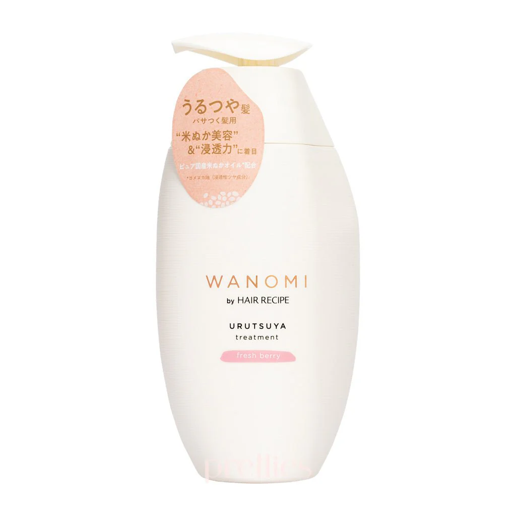 P&G Hair Recipe WANOMI Urutsuya Treatment - Fresh Berry (For Dry Hair) 350g (Pink)