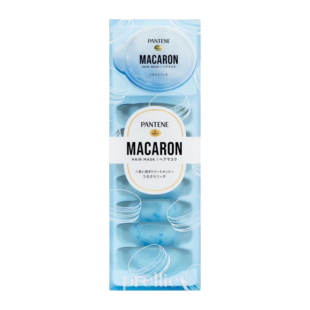 P&G Pantene Macaron Hair Mask - Moisture & Fresh (For Dry Hair) (12ml x 8pcs)/box (Blue) - Image 2