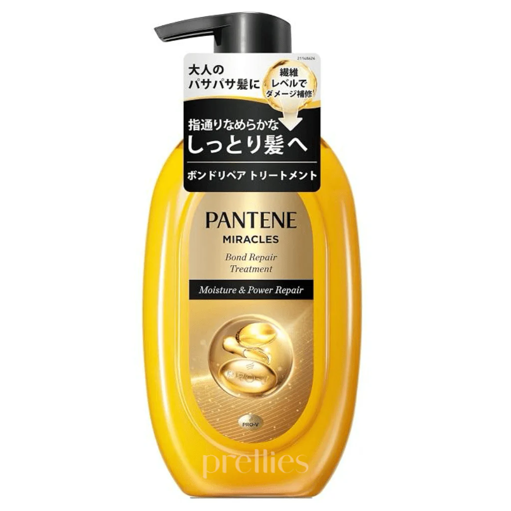 P&G Pantene Miracles Bond Repair Treatment - Moisture & Power Repair (For Damaged Hair) 440g (Gold)