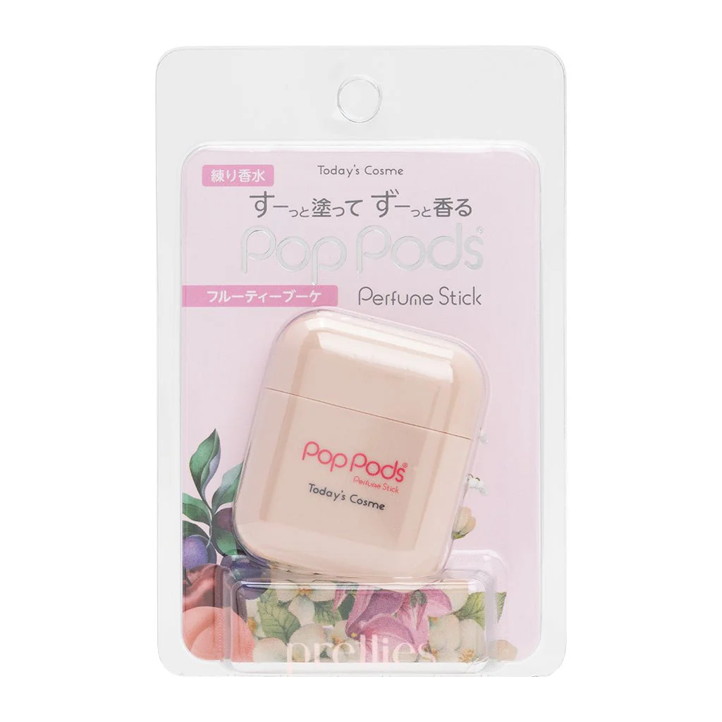 Popberry Pop Pods Stick Type Solid Perfume 10g (Fruity Bouquet Scent - Pink)