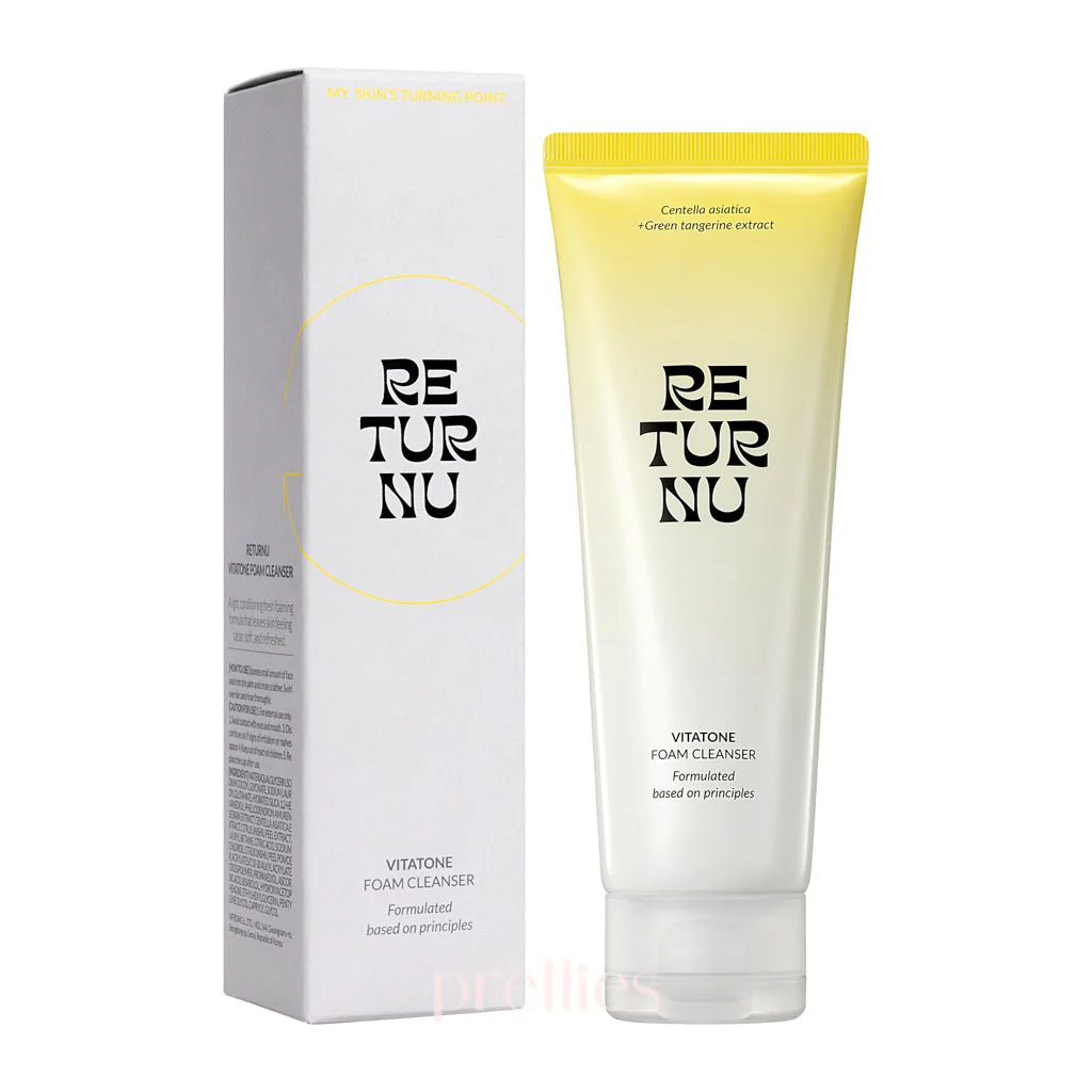 RETURNU Vitatone Foam Cleanser 120ml (EXP Jun 2026)