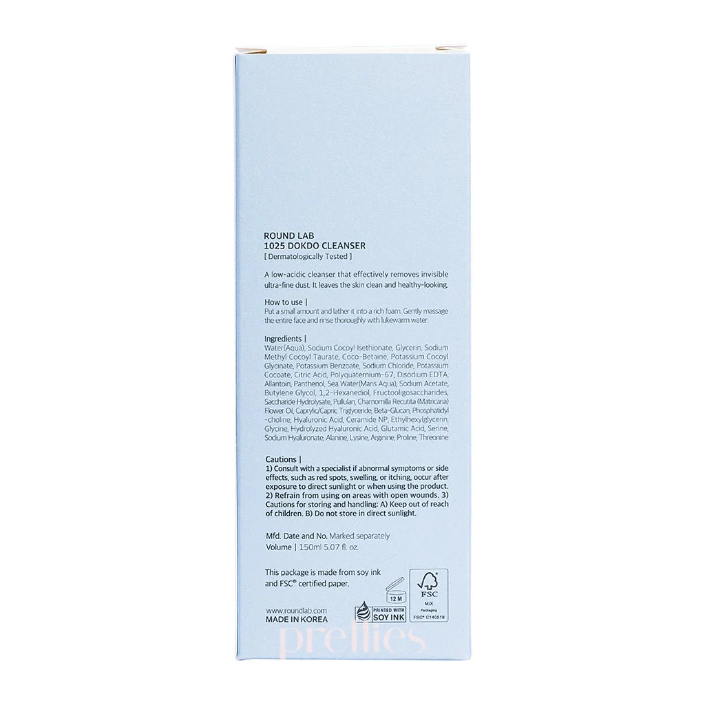 ROUND LAB 1025 Dokdo Cleanser 150ml - Image 7