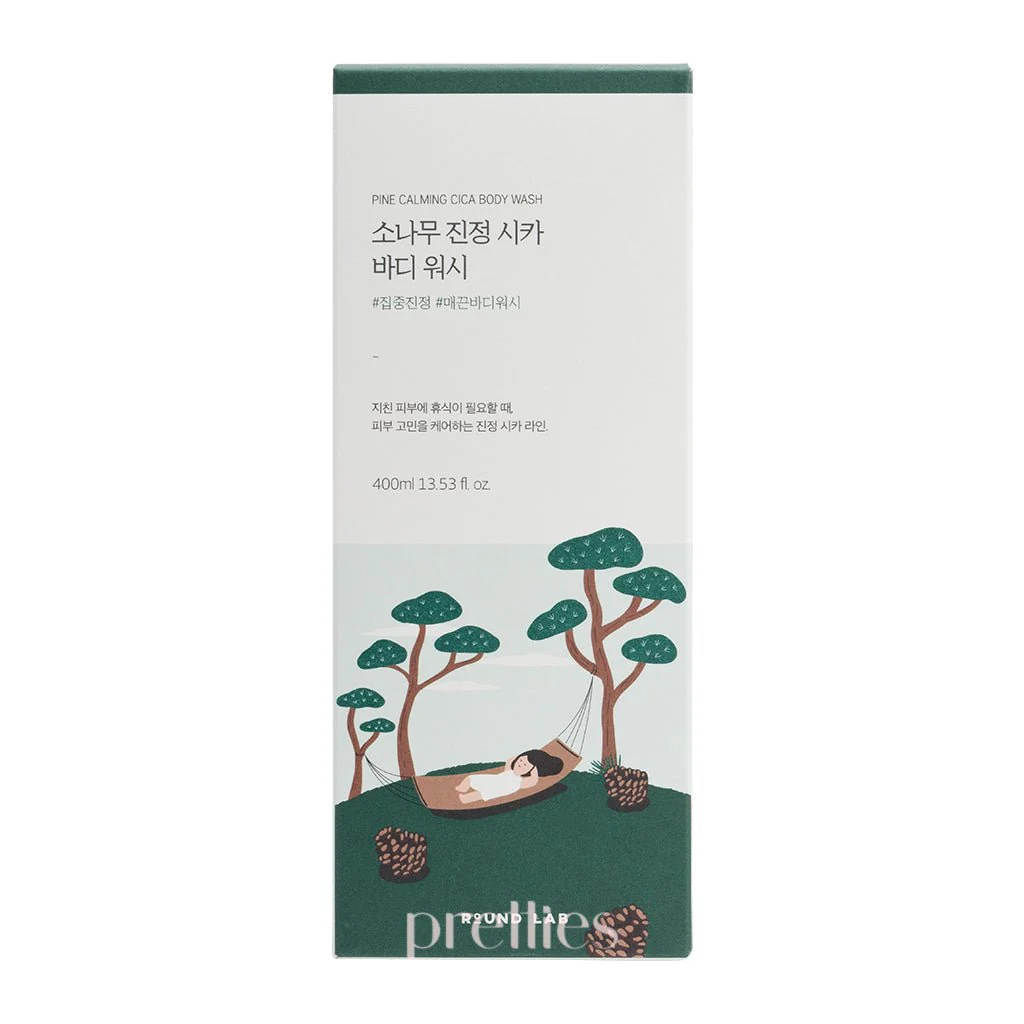 ROUND LAB Pine Cica Calming Body Wash 400ml - Image 4