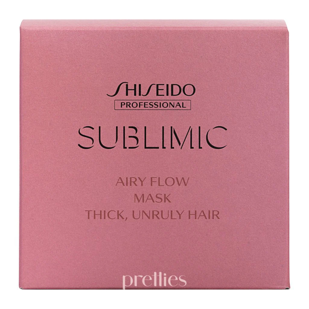 Shiseido SUBLIMIC Airy Flow Hair Mask (Thick, Unruly Hair - Pink) 200g - Image 2