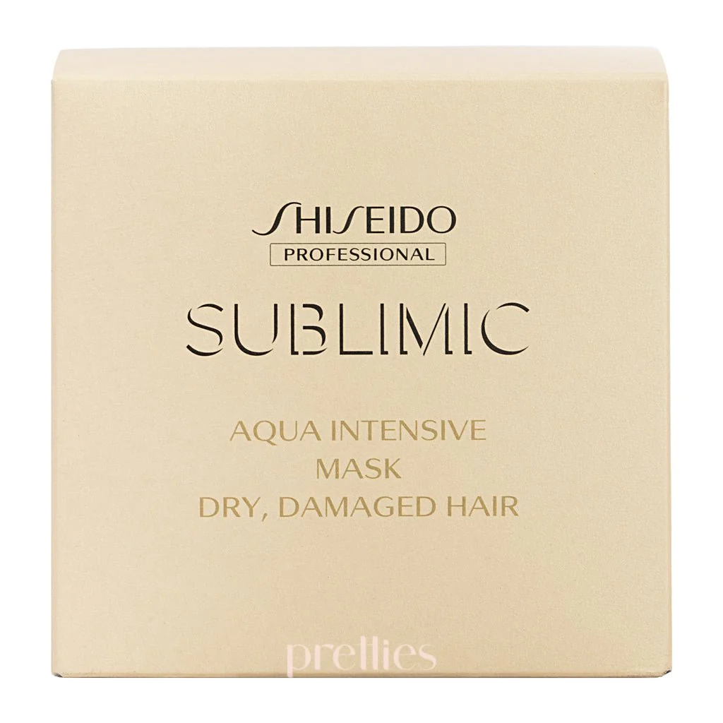 Shiseido SUBLIMIC Aqua Intensive Mask (Dry Damaged Hair - Golden) 200g - Image 2