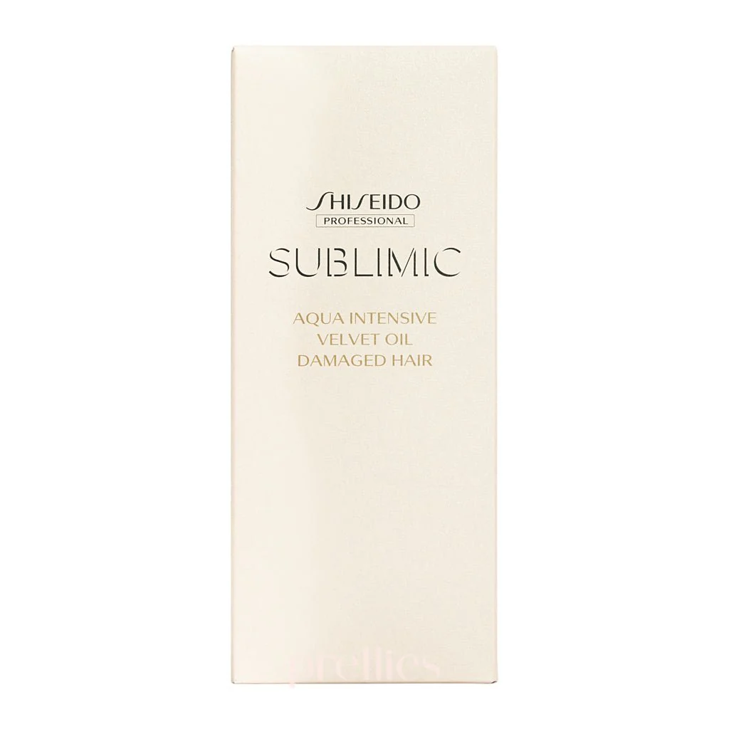 Shiseido SUBLIMIC Aqua Intensive Velvet Oil (Damaged Hair - Golden) 100ml - Image 2