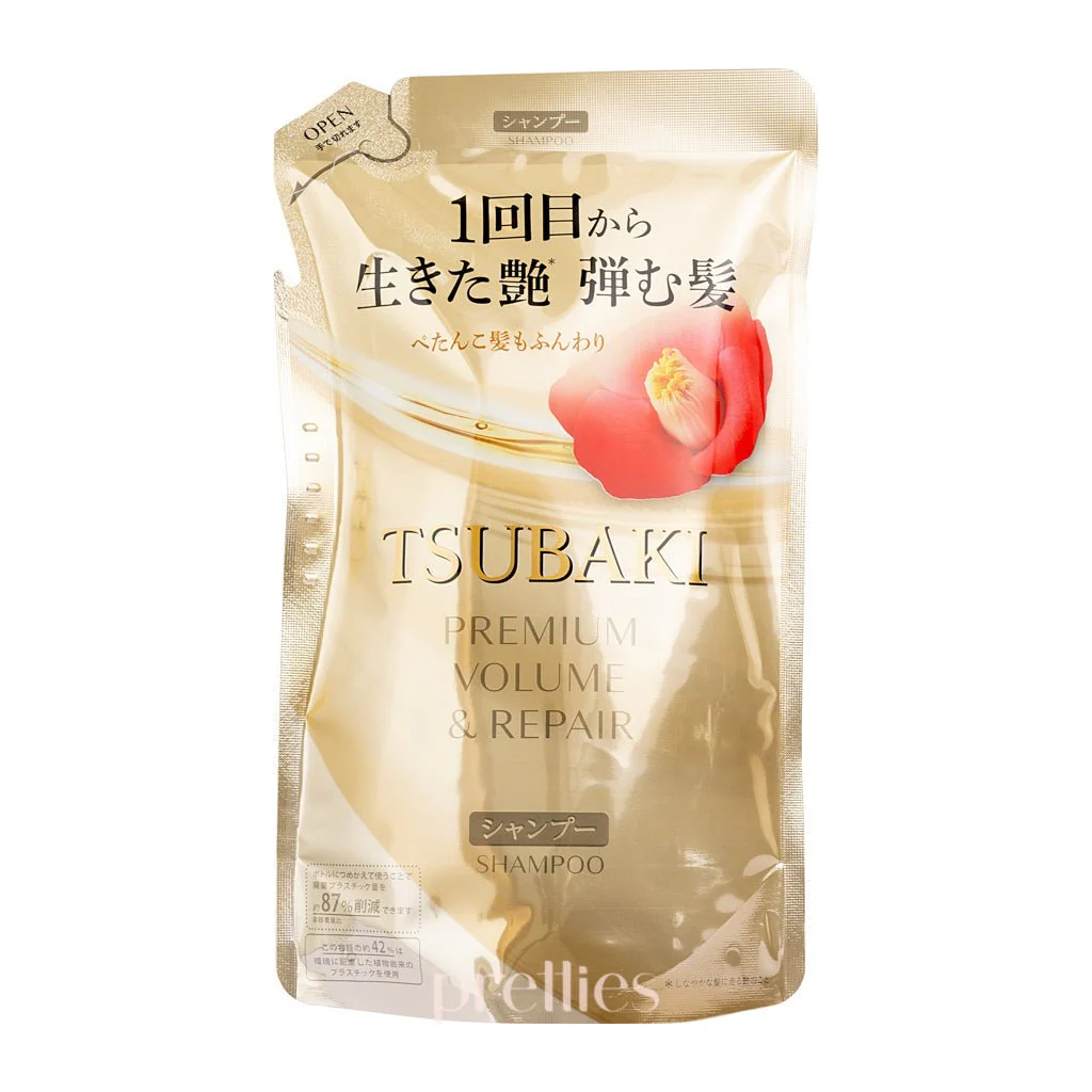 Shiseido TSUBAKI Premium Repair Shampoo (Refill) 300ml (Gold) (487209)