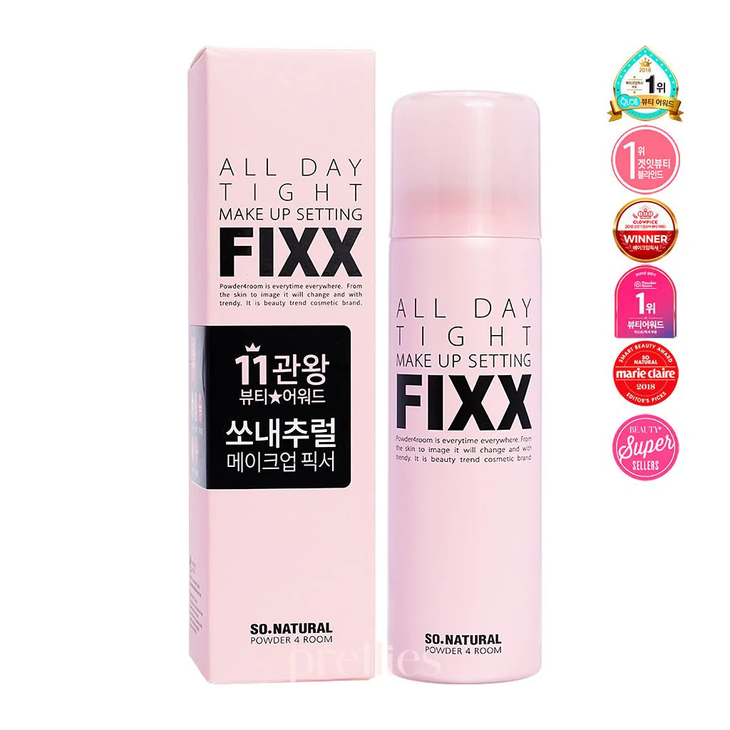 So Natural FIXX All Day Tight Make Up Setting Fixer 75ml