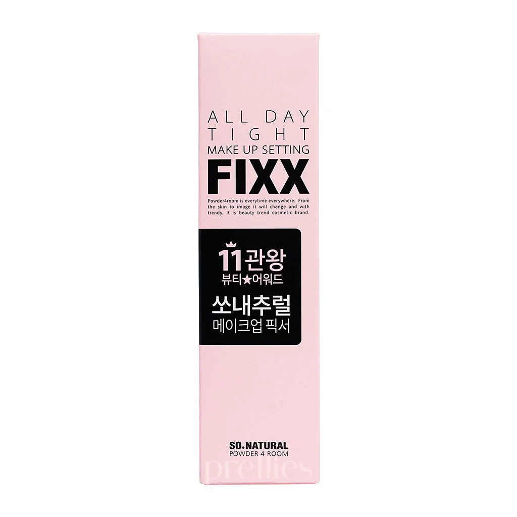 So Natural FIXX All Day Tight Make Up Setting Fixer 75ml - Image 5