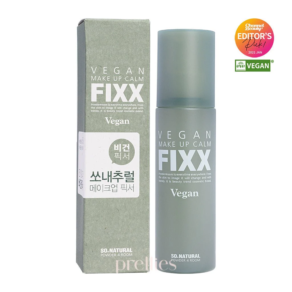 So Natural Vegan Make up Calm FIXX 100ml (Grey)