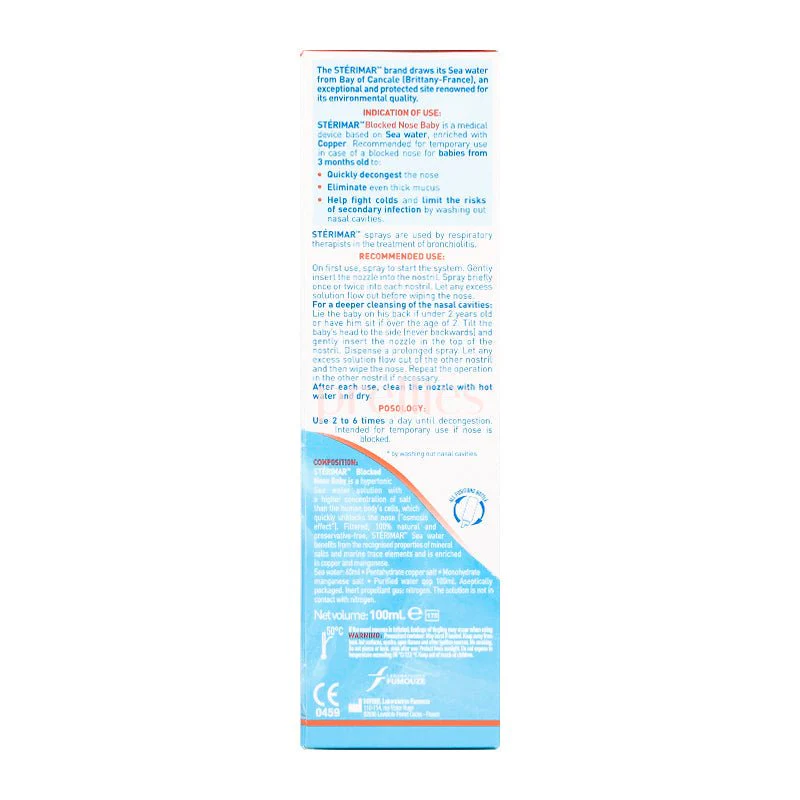 Sterimar Blocked Nose for Baby Nasal Hygiene 100ml (Exp Jun 2026) - Image 3