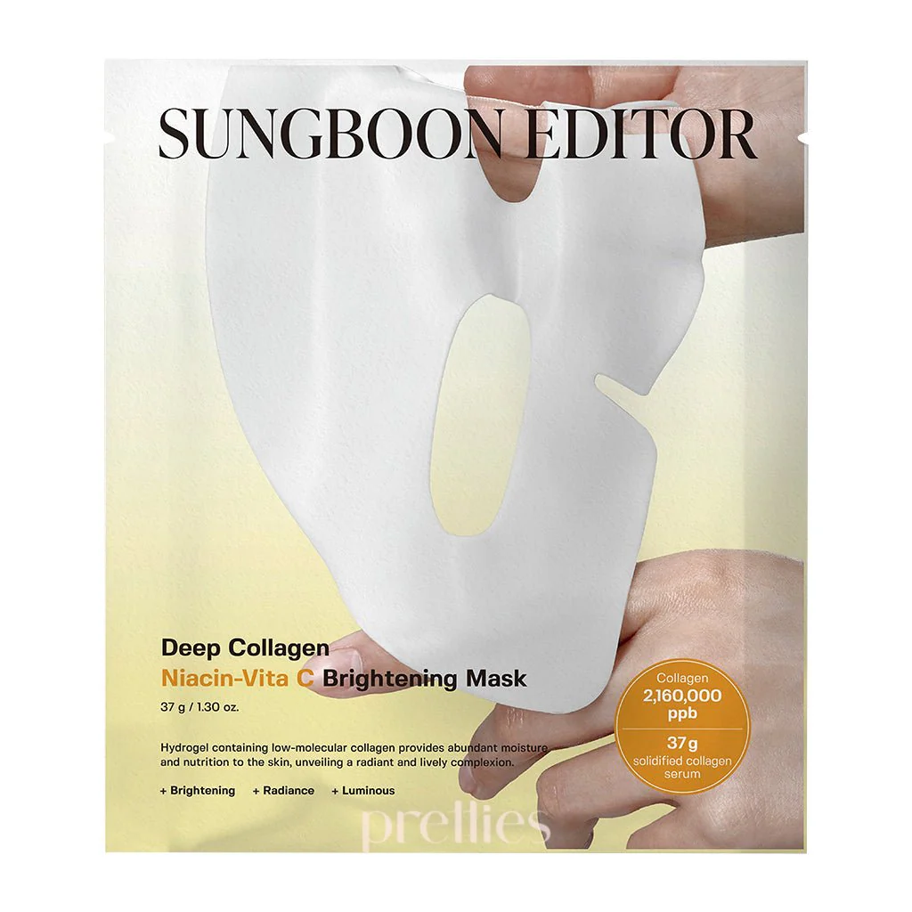 Sungboon Editor Deep Collagen Niacin Vita C Brightening Mask (37g) 1pc
