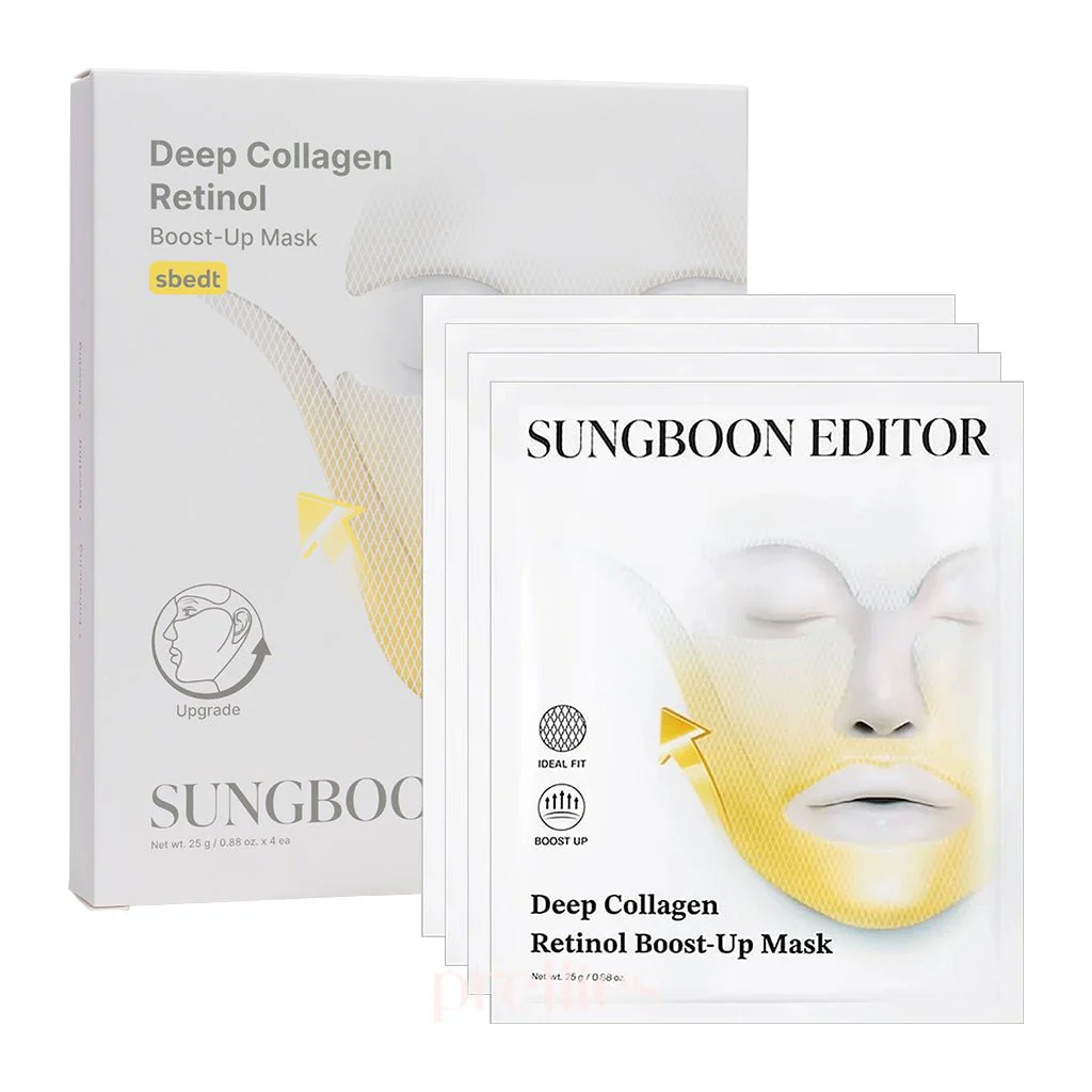 Sungboon Editor Deep Collagen Retinol Boost Up Mask Set 4ea