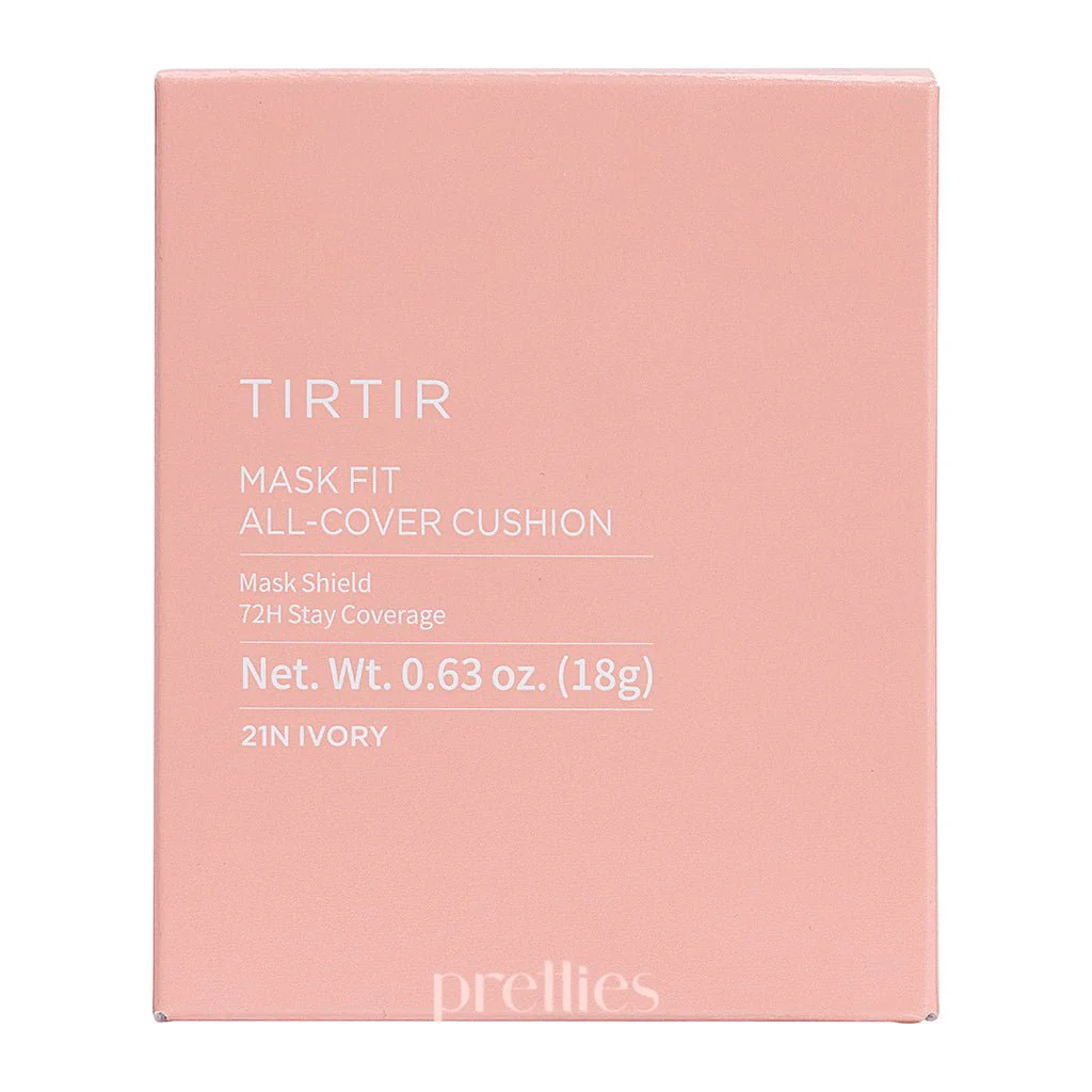 TIRTIR Mask Fit All-Cover Cushion SPF50+ PA+++ 18g (21N Ivory) (Pink) - Image 2