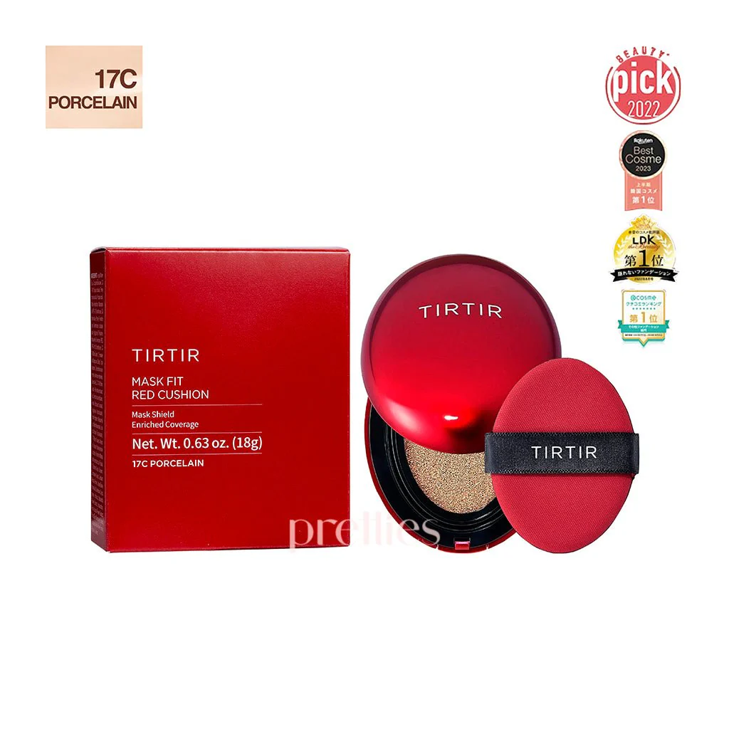 TIRTIR Mask Fit Red Cushion SPF40 PA++ 18g (17C Porcelain)