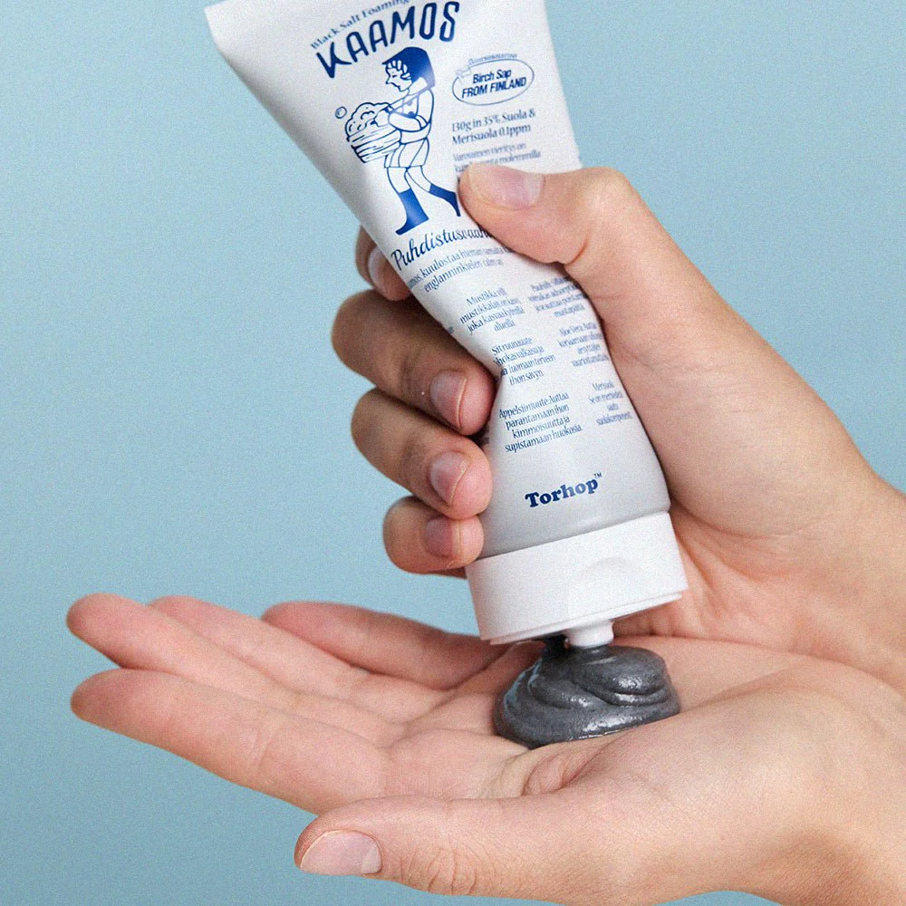 Torhop Kaamos Black Salt Foaming Cleanser 130g - Image 2