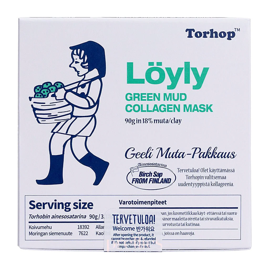 Torhop Loyly Green-mud Collagen Mask 90g - Image 4