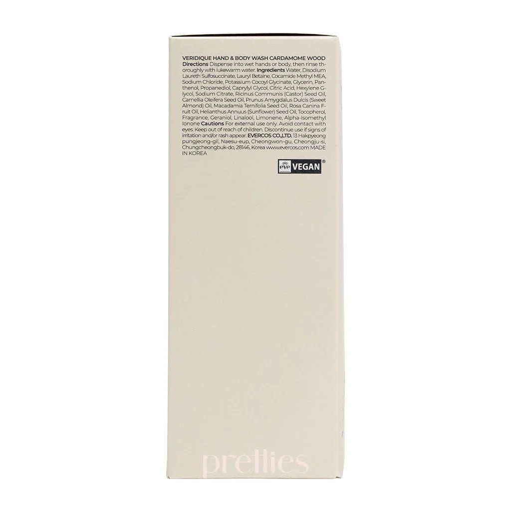 Veridique Perfumed Hand & Body Wash (Cardamome Wood) 300ml - Image 6