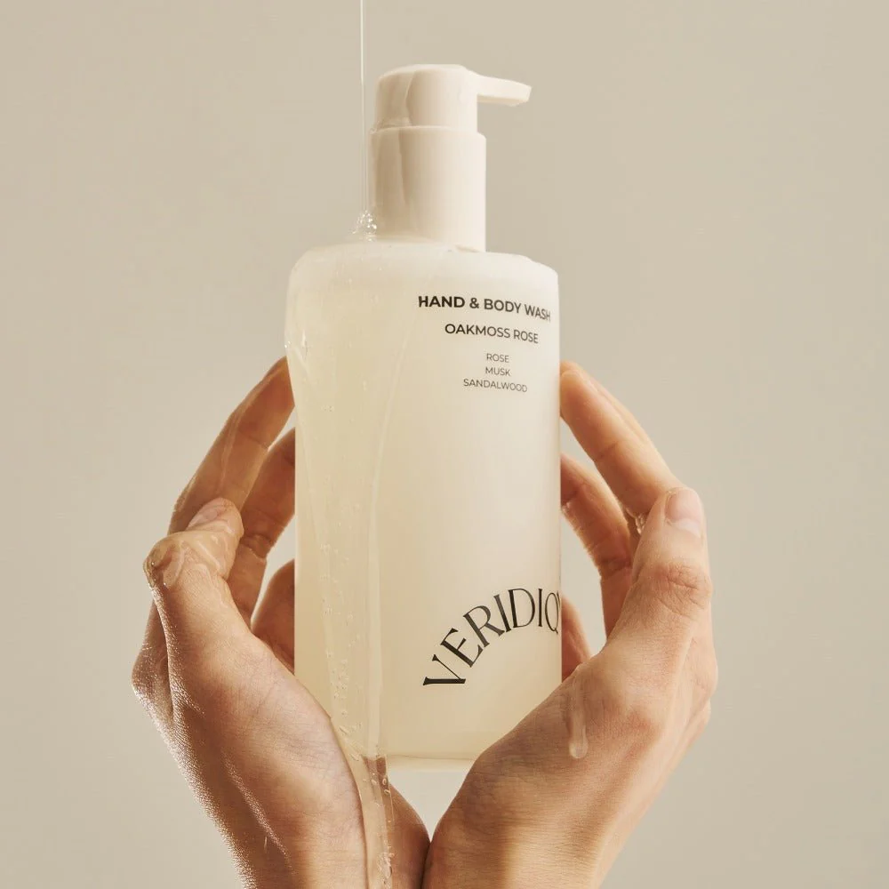 Veridique Perfumed Hand & Body Wash (Oakmoss Rose) 300ml - Image 4