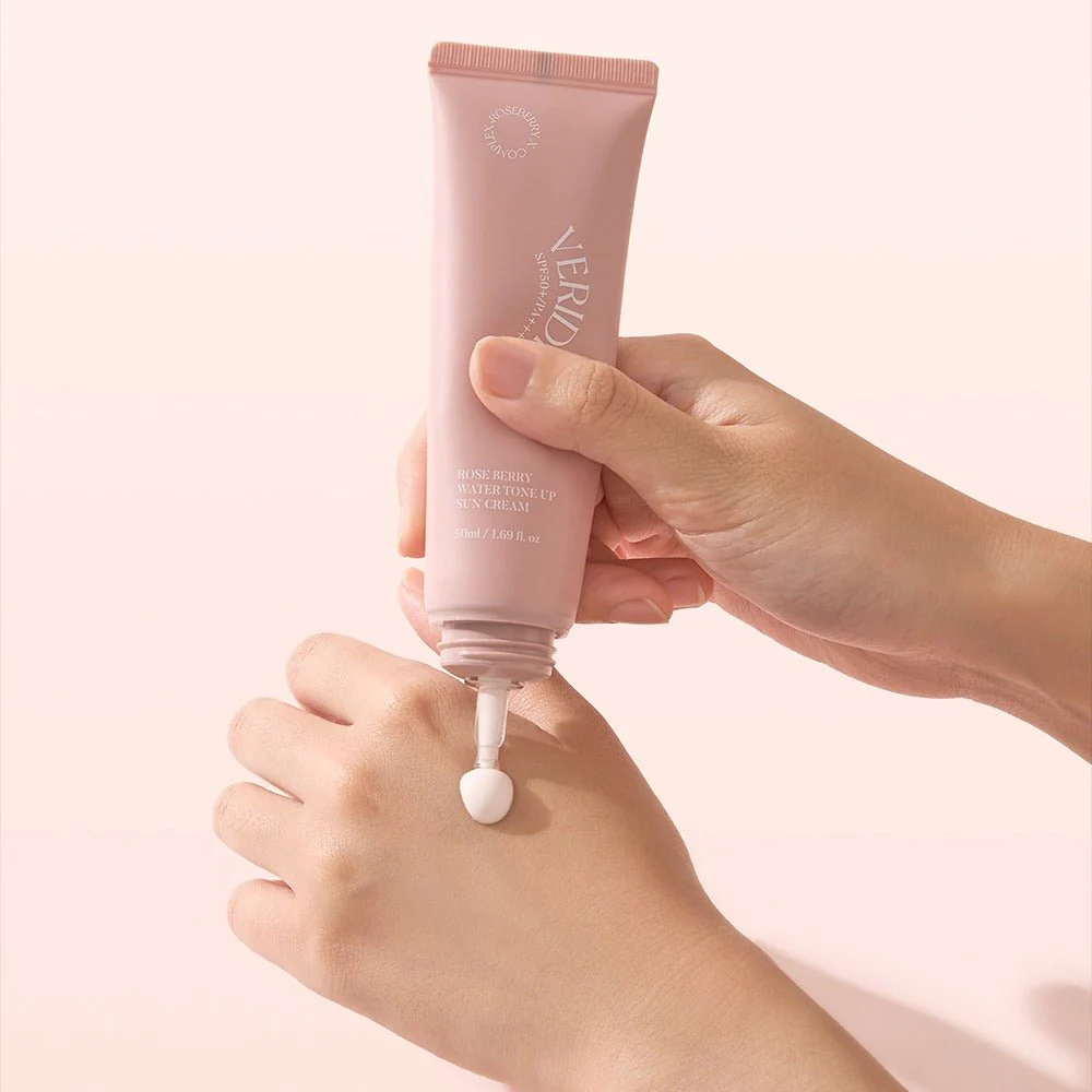 Veridique Rose Berry Water Tone Up Suncream 50ml - Image 3