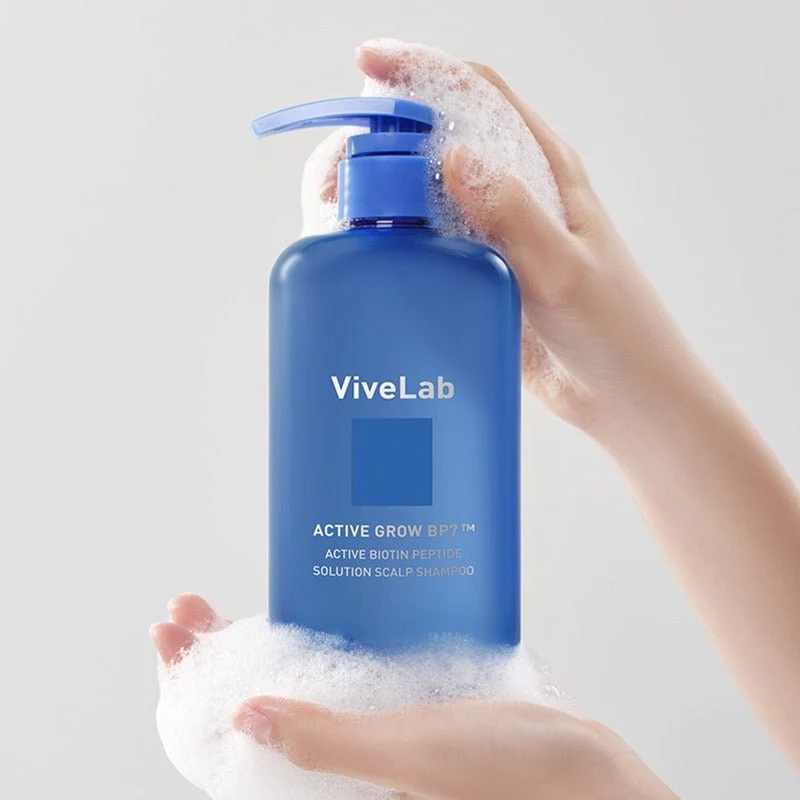 ViveLab Active Biotin Peptide Solution Scalp Shampoo 550ml - Image 2