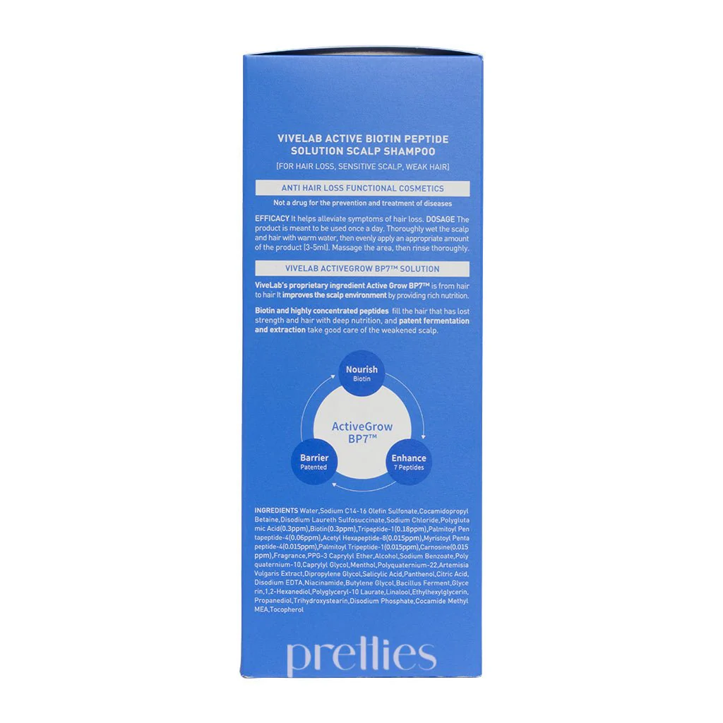 ViveLab Active Biotin Peptide Solution Scalp Shampoo 550ml - Image 5