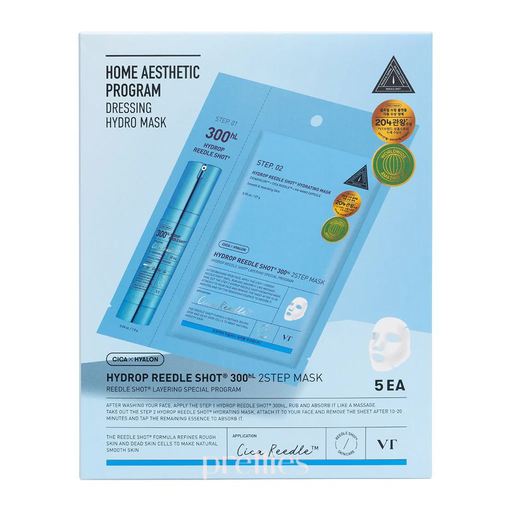 VT HYDROP Reedle Shot 300 2-Step Mask (5pcs/ box) - Image 3